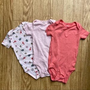 18 Month Onesies, Set of 3, Precious Firsts